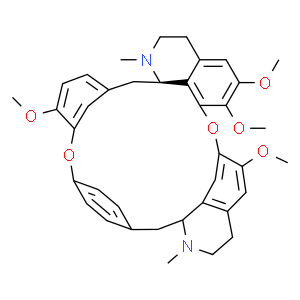 粉防己堿；漢防己甲素